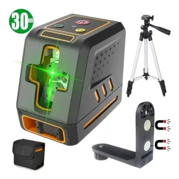 Nível Profissional a Laser Verde 30m Distância Alta Precisão
