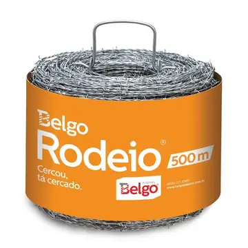 Arame Farpado Belgo Rodeio 500m