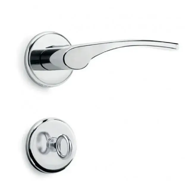 Fechadura Banheiro Cromada Living 557 R170 MZ 700CR - PAPAIZ