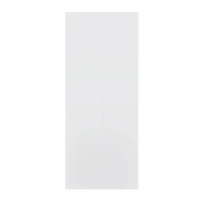 Porta Camarão Colmeia Lisa Primer Branco com Ferragens 210x80cm Vert