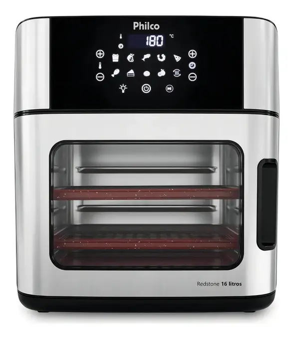 Fritadeira Air Fryer Philco PAF16A 4 Em 1 Digital 16L Preto