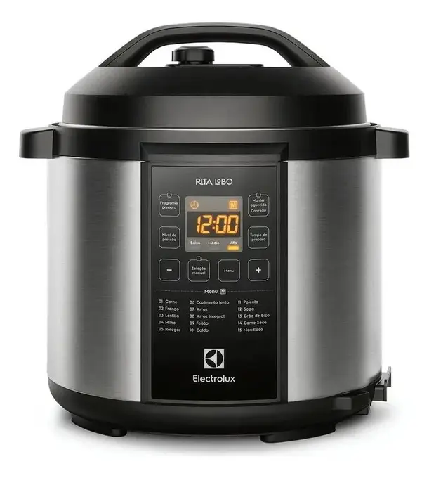Panela de Pressão Elétrica Electrolux PCC20 6L Preta Digital