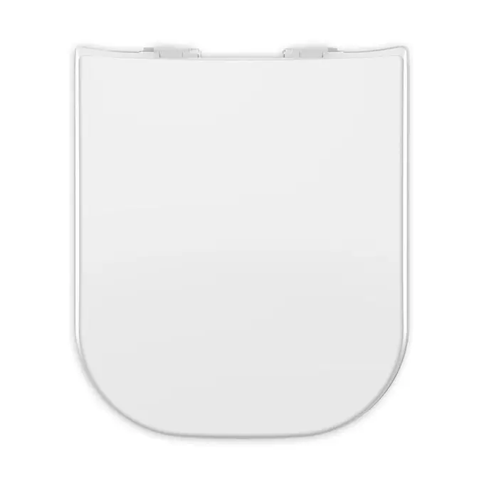 Assento Sanitário Elite SoftClose PP Quadrado Branco