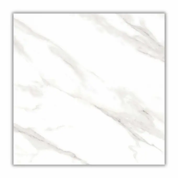 Porcelanato Marble White Retificado Polido Branco 60x60cm 2,16m2