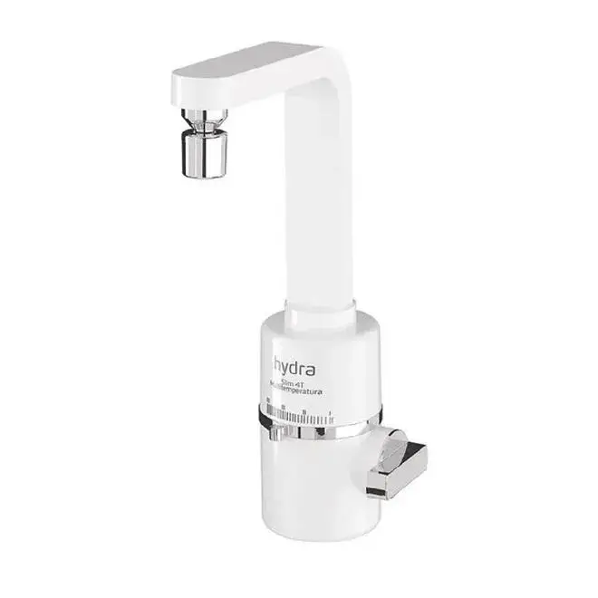 Torneira Elétrica de Bancada Slim 4T 5500W 220V Branca - Hydra