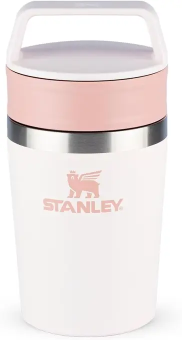 Stanley Mug Café Go - Copo Térmico de Aço Inoxidável com Tampa e Alça de Transporte