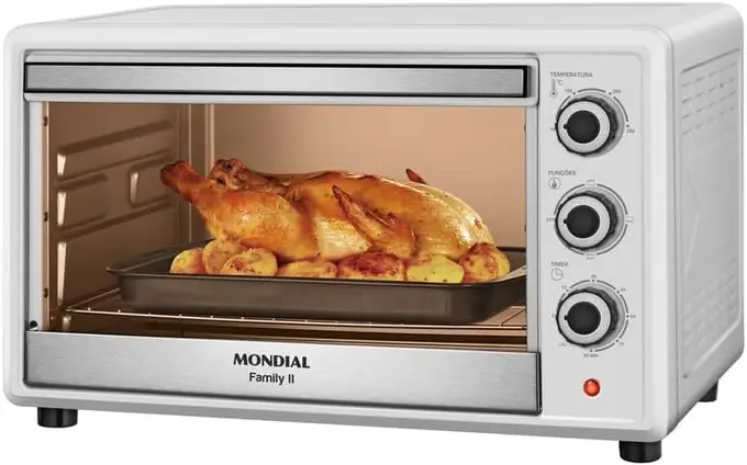 Mondial Forno Elétrico 42L Family II Branco/Inox 1600W 220V - FRN-42-W