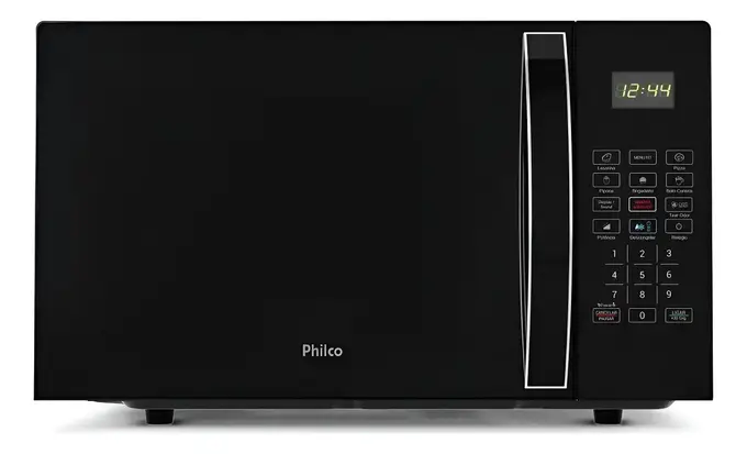 Micro-ondas Philco 28L Limpa Fácil 1100W Preto