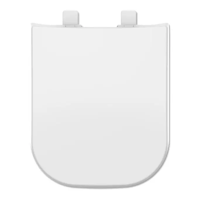Assento Sanitário Quadra PP Quadrado Branco