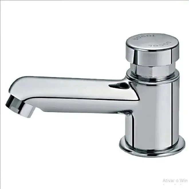 Torneira para Lavatório Pressmatic Compact Cromada - DOCOL