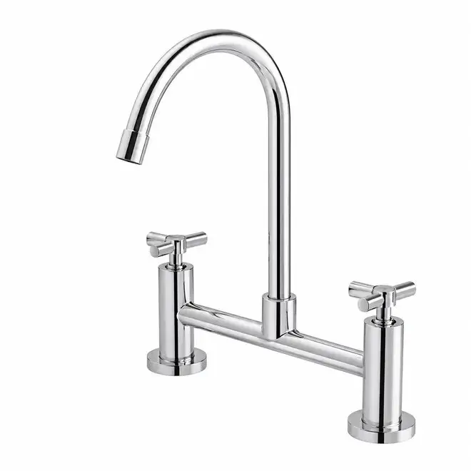 Misturador de Mesa para Cozinha DOCOL Trio Cromado