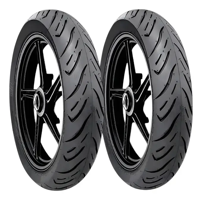 Pneu Technic Sport R 100/80-18 e 80/100-18 Sem Câmara