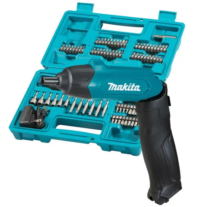 Parafusadeira Dobrável a Bateria 3,6V Lítio com Carregador Bivolt Maleta e Acessórios MAKITA-DF001DW-P