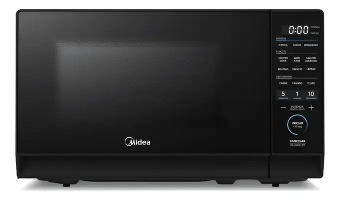 Micro-ondas Midea MasterCook 20L Preto Bivolt 110V/220V