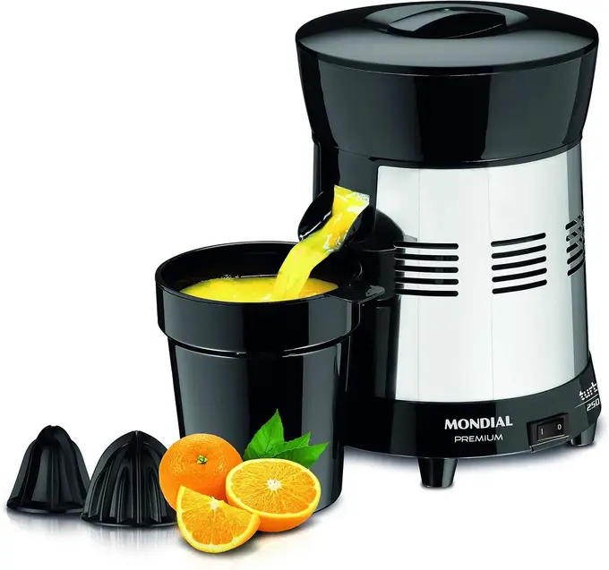 Espremedor de Frutas Britânia 250W 1 Litro com 2 Cones
